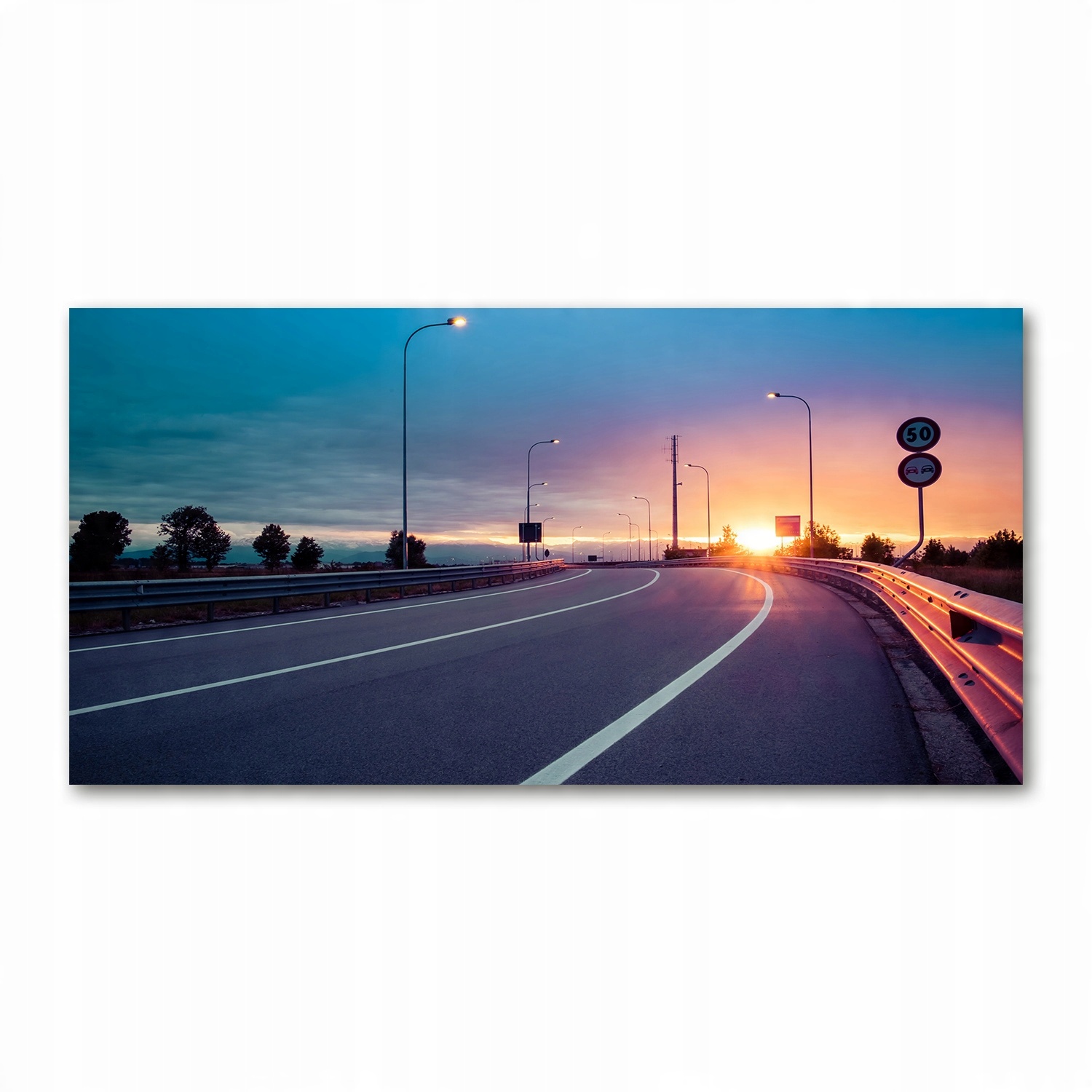 

Foto obraz na szkle akrylowym Autostrada 120X60 cm
