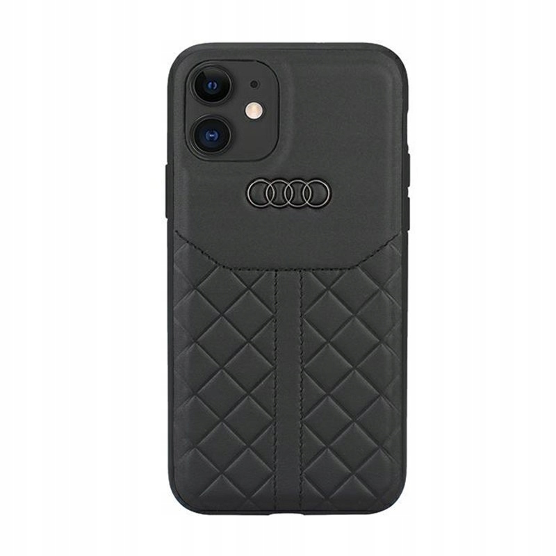 Audi Genuine Leather Etui iPhone 11 (Czarny)