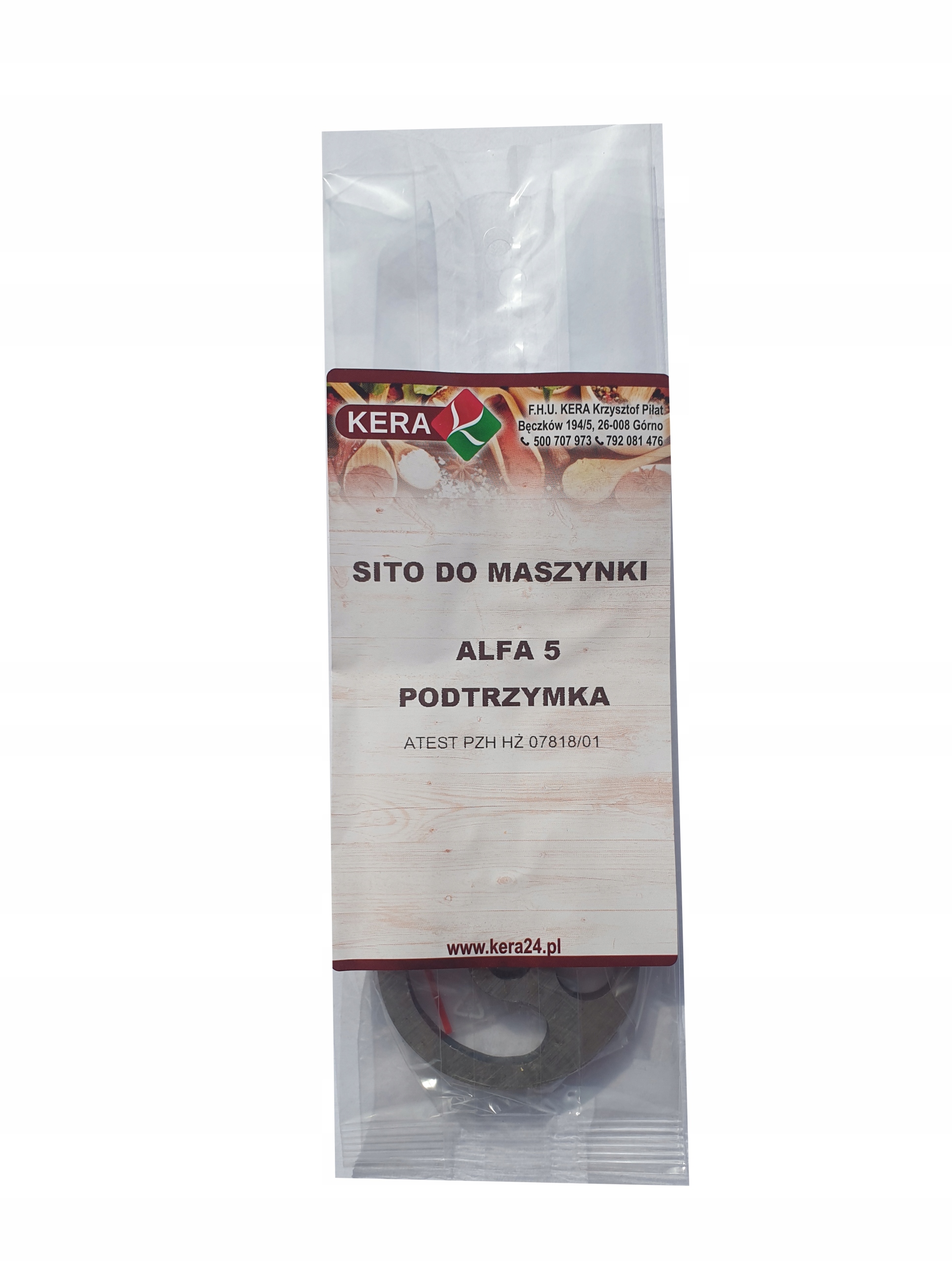 

Sitko Sito Podtrzymka Maszynki Alfa nr 5 Kera