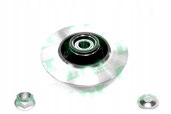 TARCZE HAMULCOWE 2SZT. TYŁ Z ŁOŻYSKIEM RENAULT CLIO IV GRAND SCENIC Producent LP