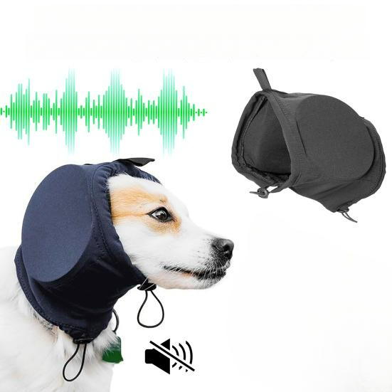 Levně Ochrana Sluchu Pro Psy, Kapuce Pro Psy, Ochrana Sluchu, Teplo A Redukce Hluku