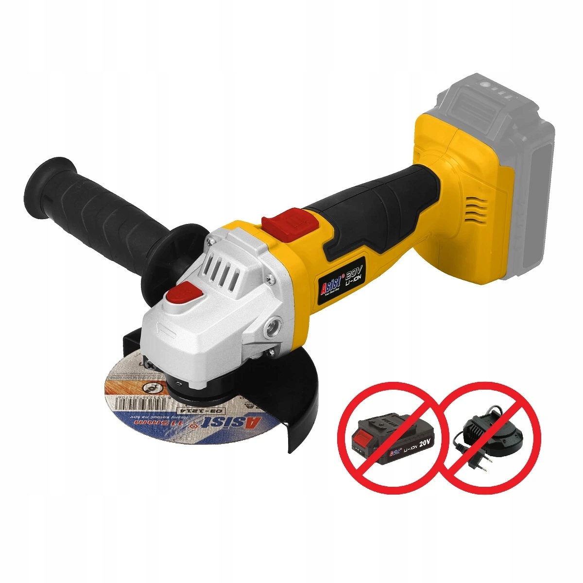 Aku Gang AE3U20A Aku úhlová bruska 20 V, 115 mm