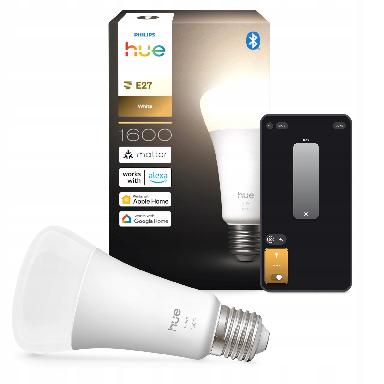 Led žárovka E27 A67 13.5W 1600lm 2700K Smart Inteligentní bílá Philips Hue