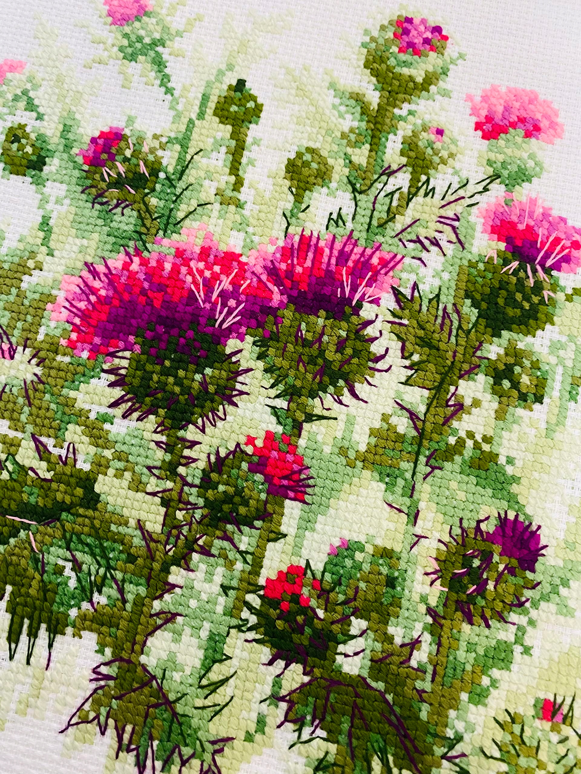 Riolis 1852 Lopuch – sada pro křížkovou výšivku 30 x 30 cm