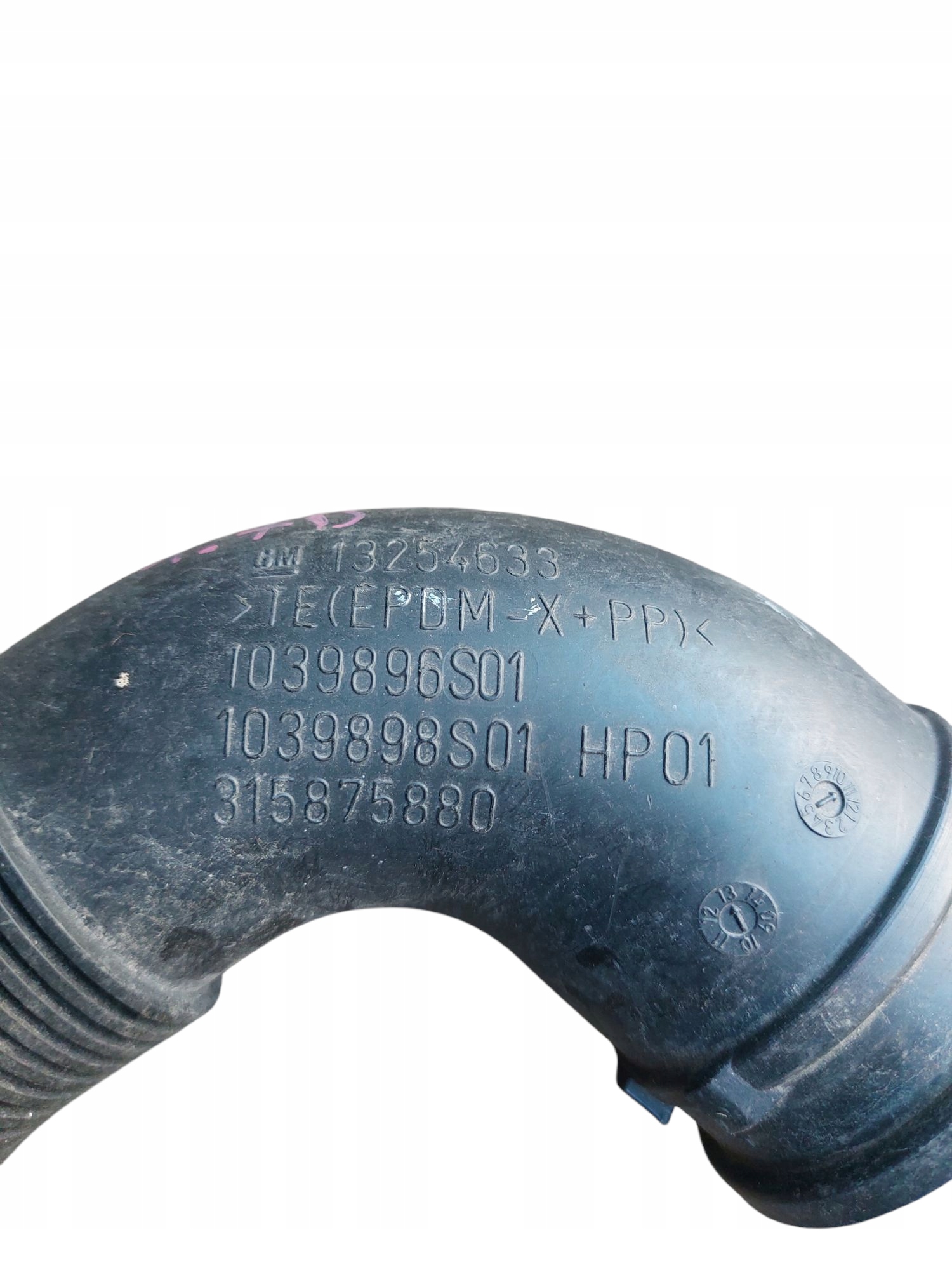 pipe air hose OPEL ASTRA 13254633