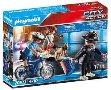 

Playmobil 70573 Policyjny rower Pościg