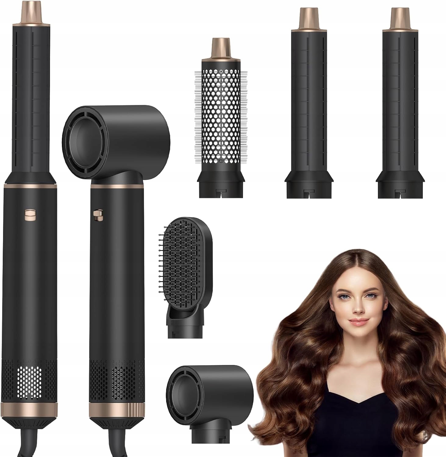 Automatická kulma Sada vysoušečů vlasů Vysoušeč vlasů 5 v 1