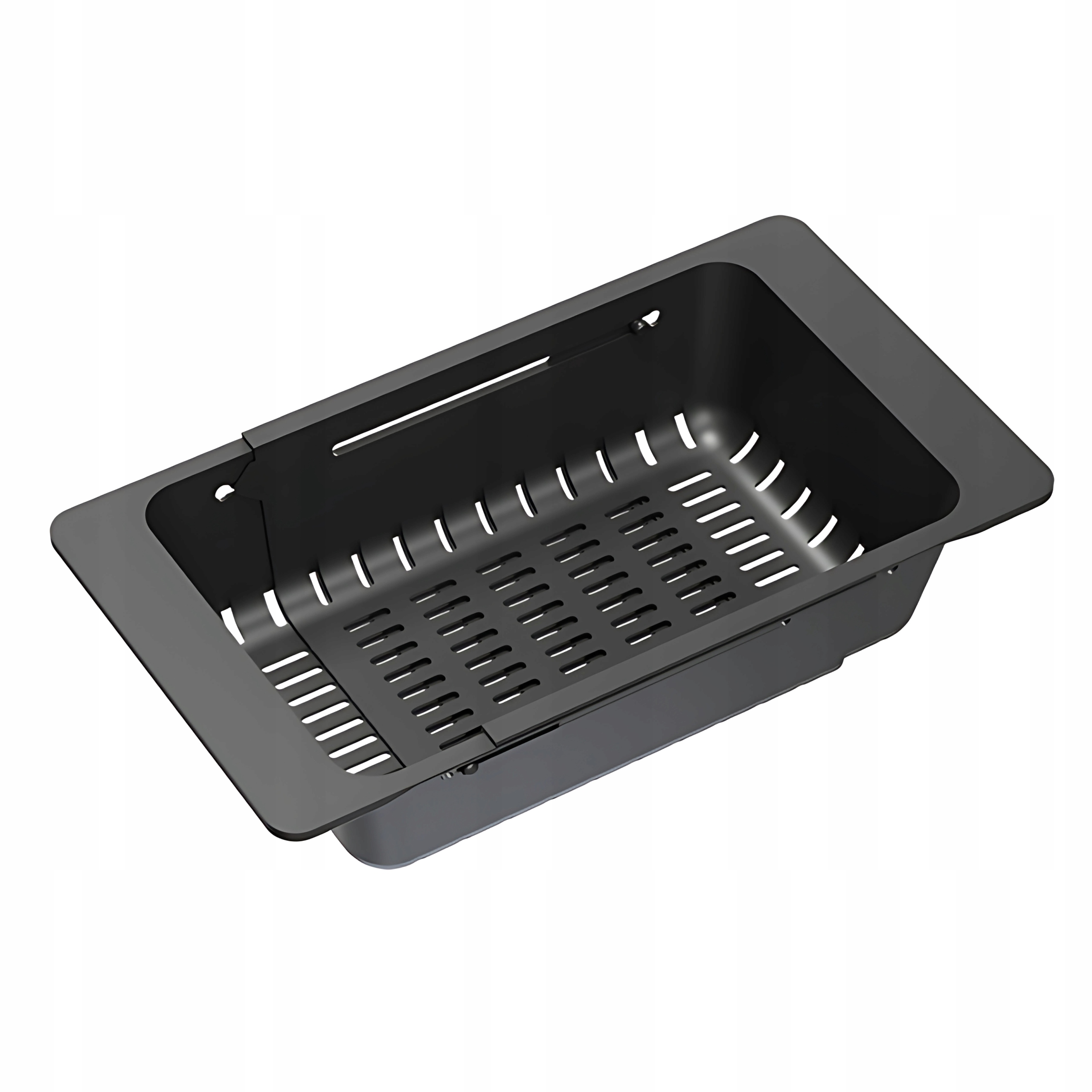 Koszyk Do Zlewozmywaka Zlewu Składana Czarny Wkładka Regulowana Plastikowy