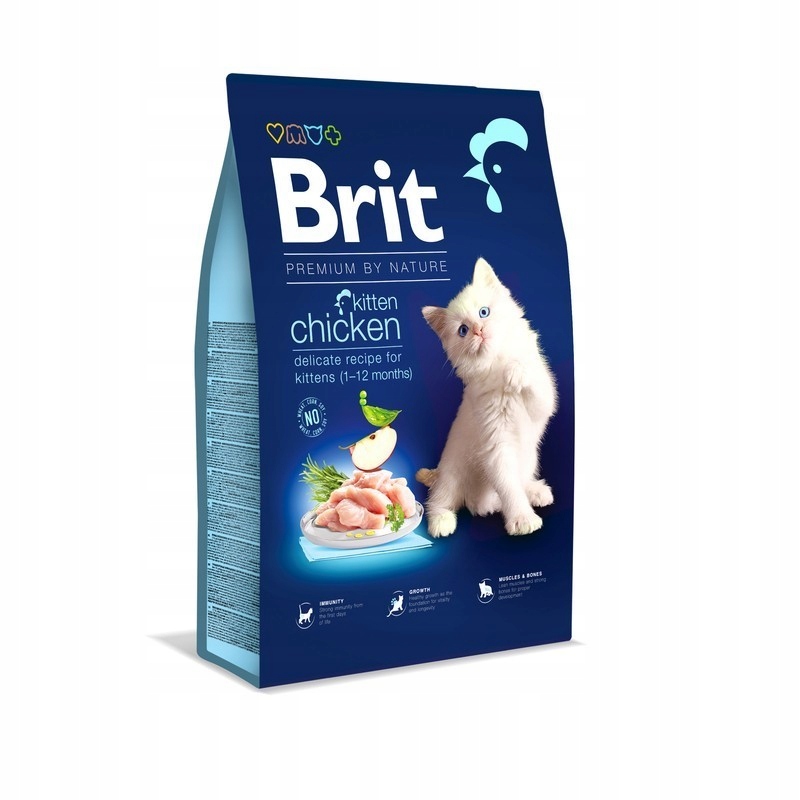 Brit Premium Cat dla kociąt kurczak 8kg