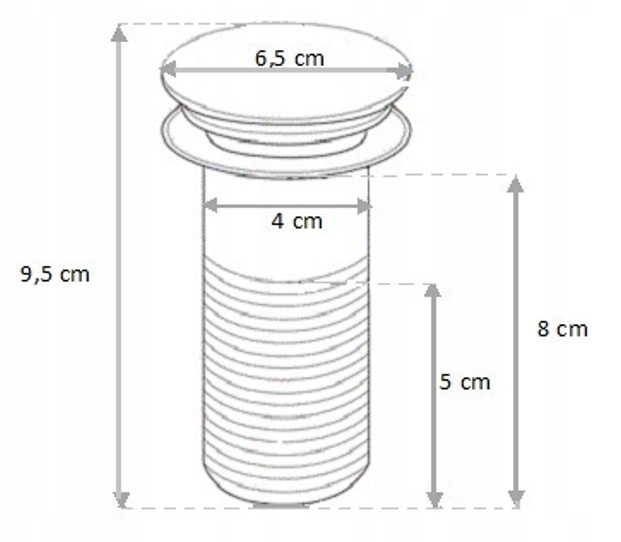 MEXEN DŘEZOVÝ SIPHON + ZÁSTRČKA CLICK COPPER Materiál jiný