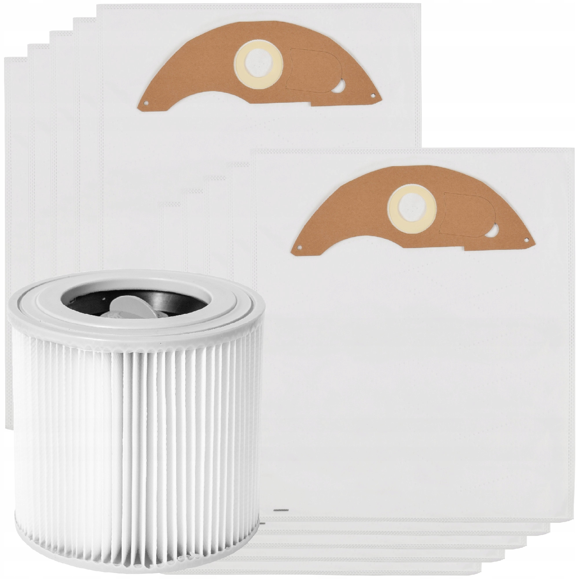 10 x syntetický sáček omyvatelný filtr pro Karcher Nt 22/1 Ap Nt 22/1 Ap Te