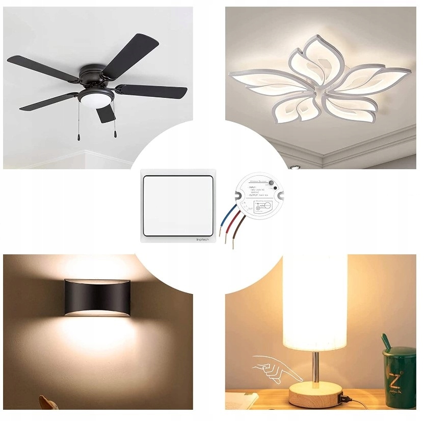 Zestaw Linptech - moduł R2 i przycisk bezprzewodowy K4R - AppFree Kod producenta K4R-W1-R2-1-1