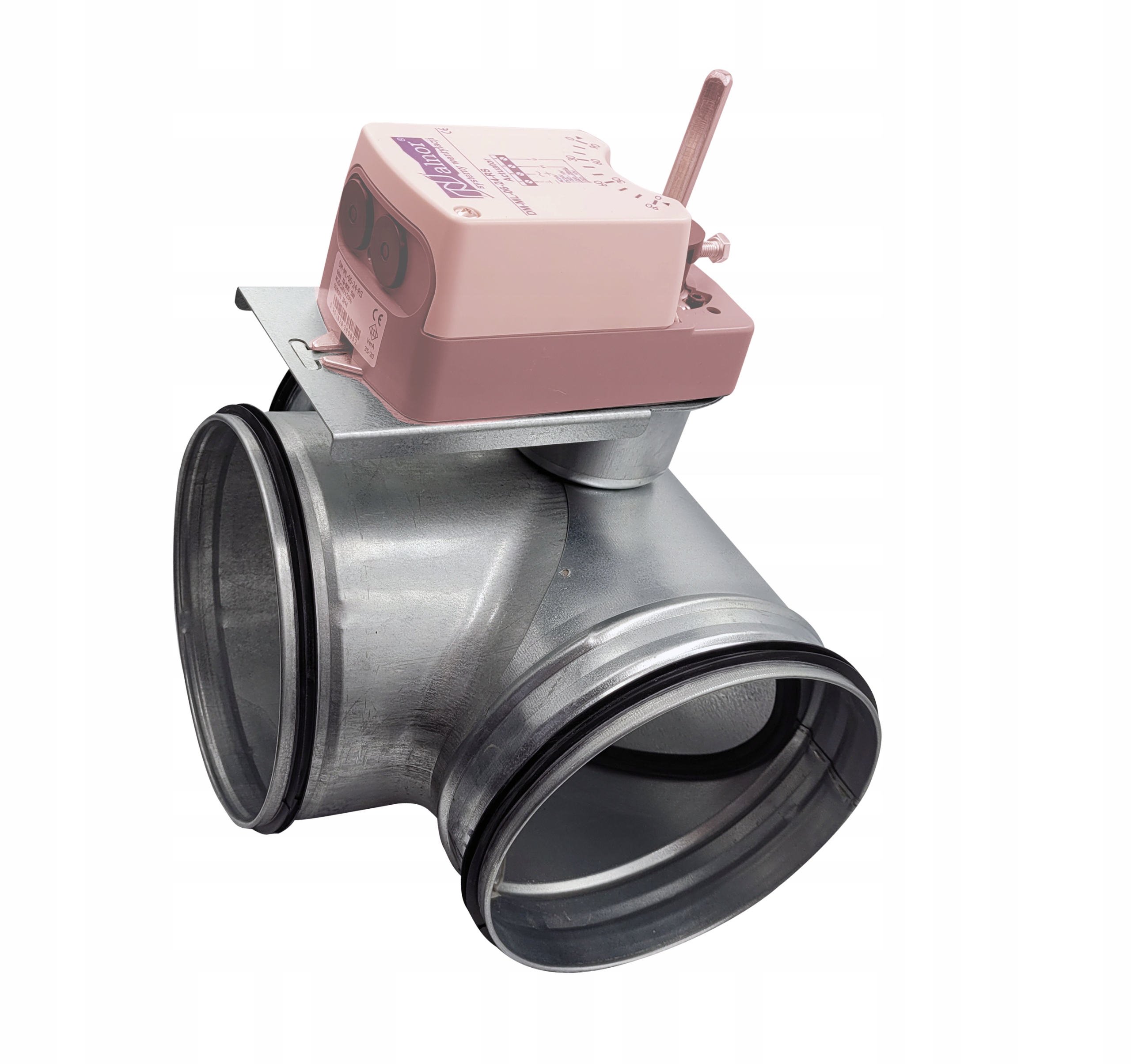 Przepustnica szczelna z obejściem GWC siłownik 100 Marka Alnor