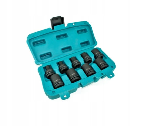 Makita Sada Rázových Nástavců 1/2" P-46953 10 mm 13 mm 17 mm 19 mm 21 mm