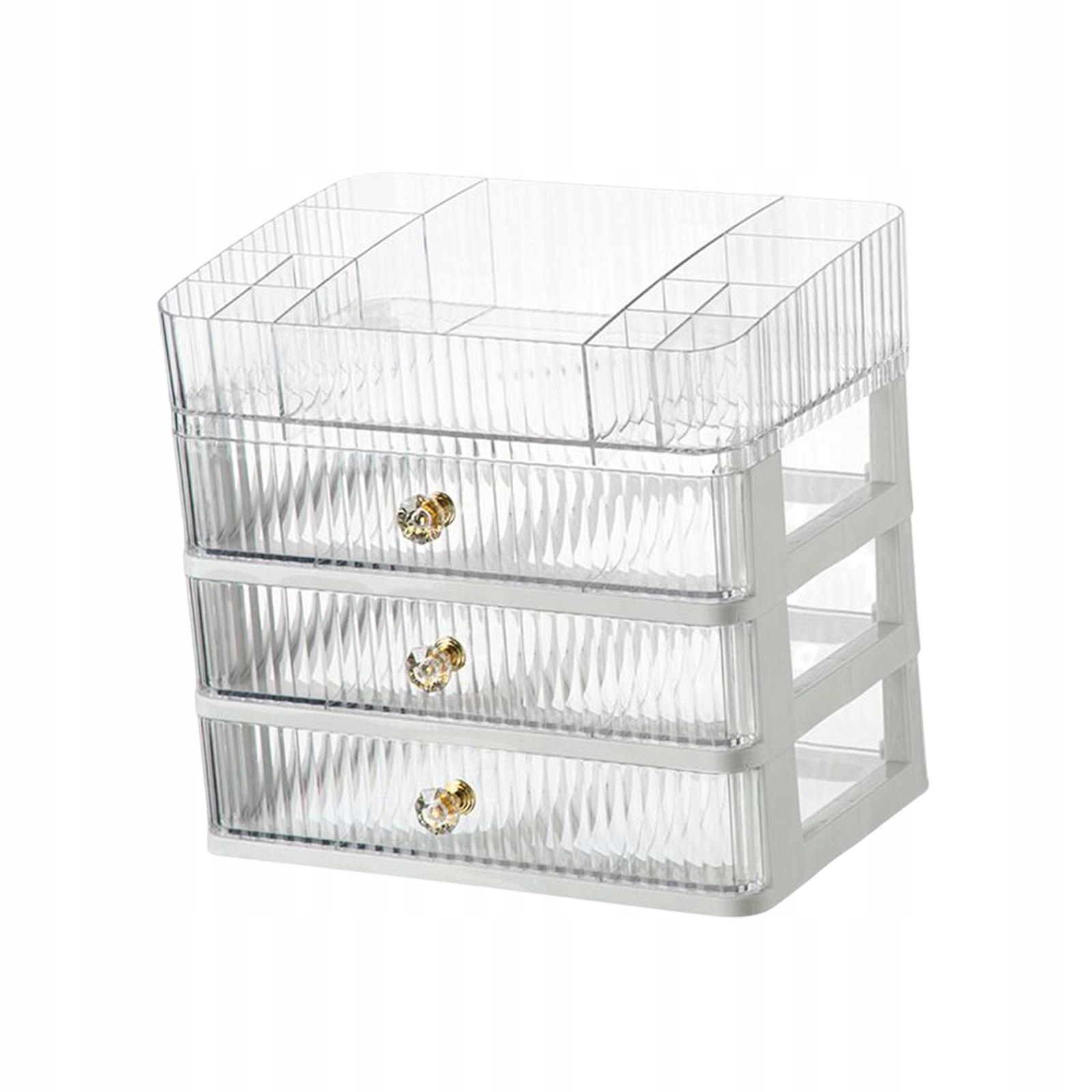 Pojemnik do przechowywania Desktop Cosmetic Storage 4 Tier Clear