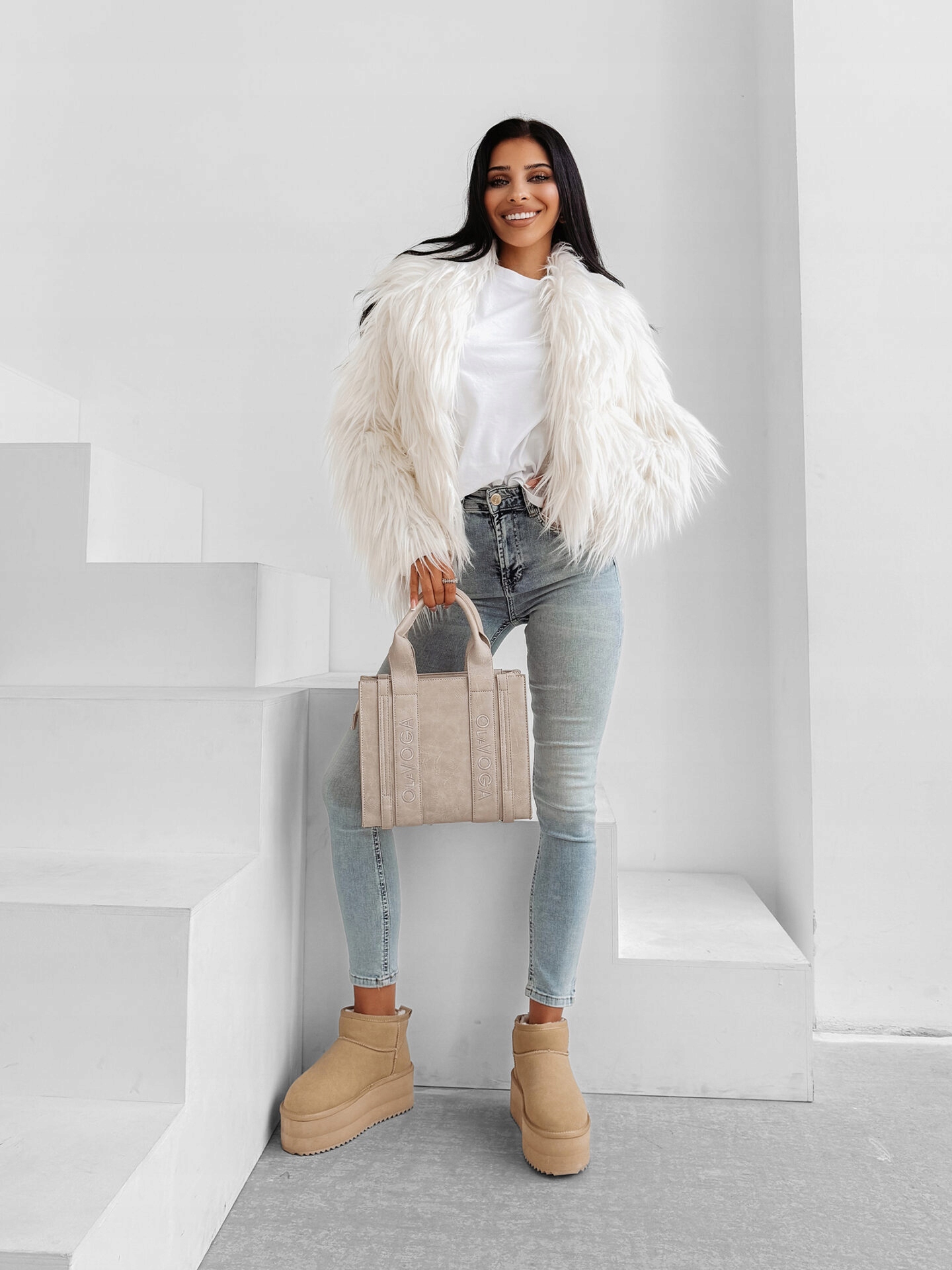 Dámské boty Olavoga Misty béžové 37