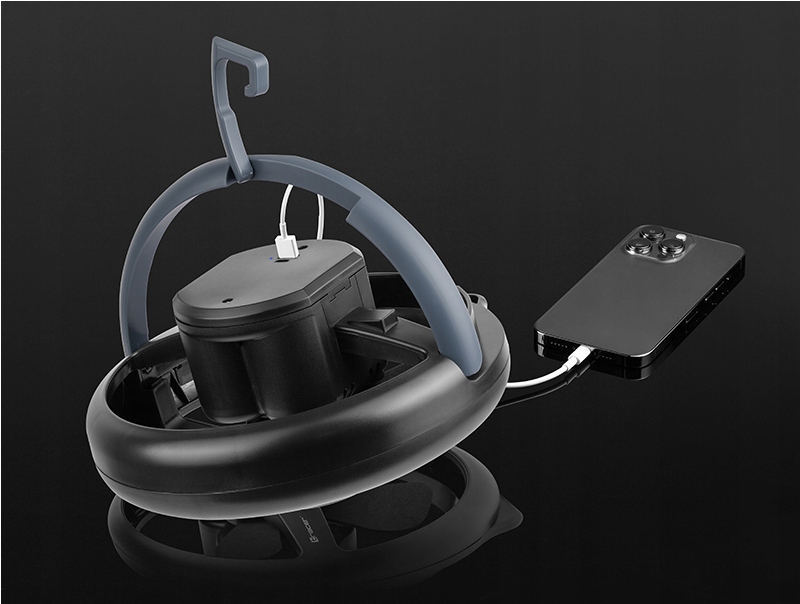 LAMPKA AKUMULATOROWA KEMPINGOWA Z WIATRAKIEM TRACER ZEPHYR TRAOSW47142 Model Zephyr