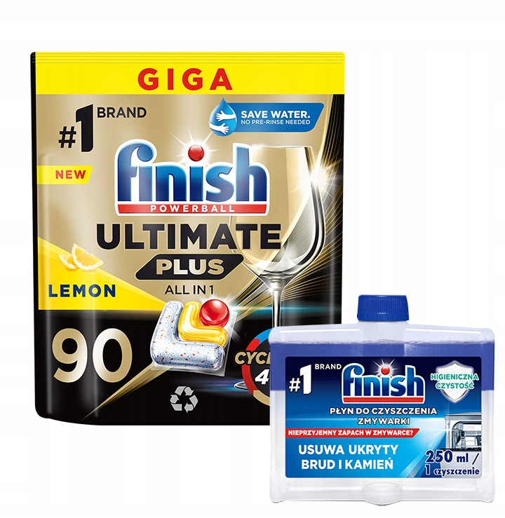 

Finish Ultimate Plus Kapsułki do zmywarki 90 +Płyn
