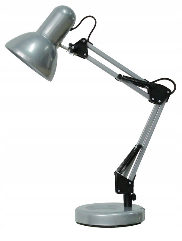 Samson stolní lampa 60W E27 IP20 stříbrná