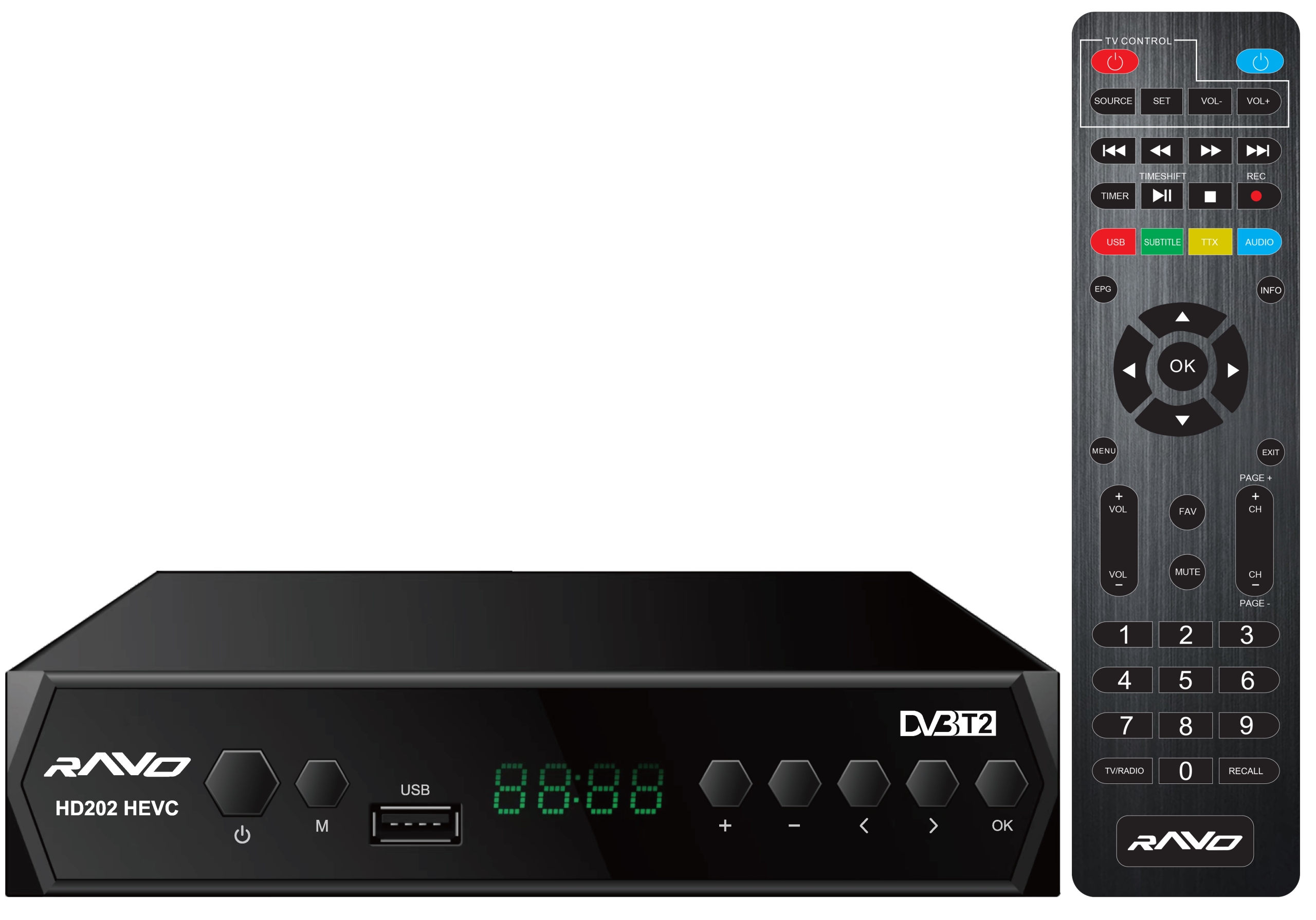 DVB-T2 Tuner HD202 Hevc Dekoder Hd H.265/HEVC