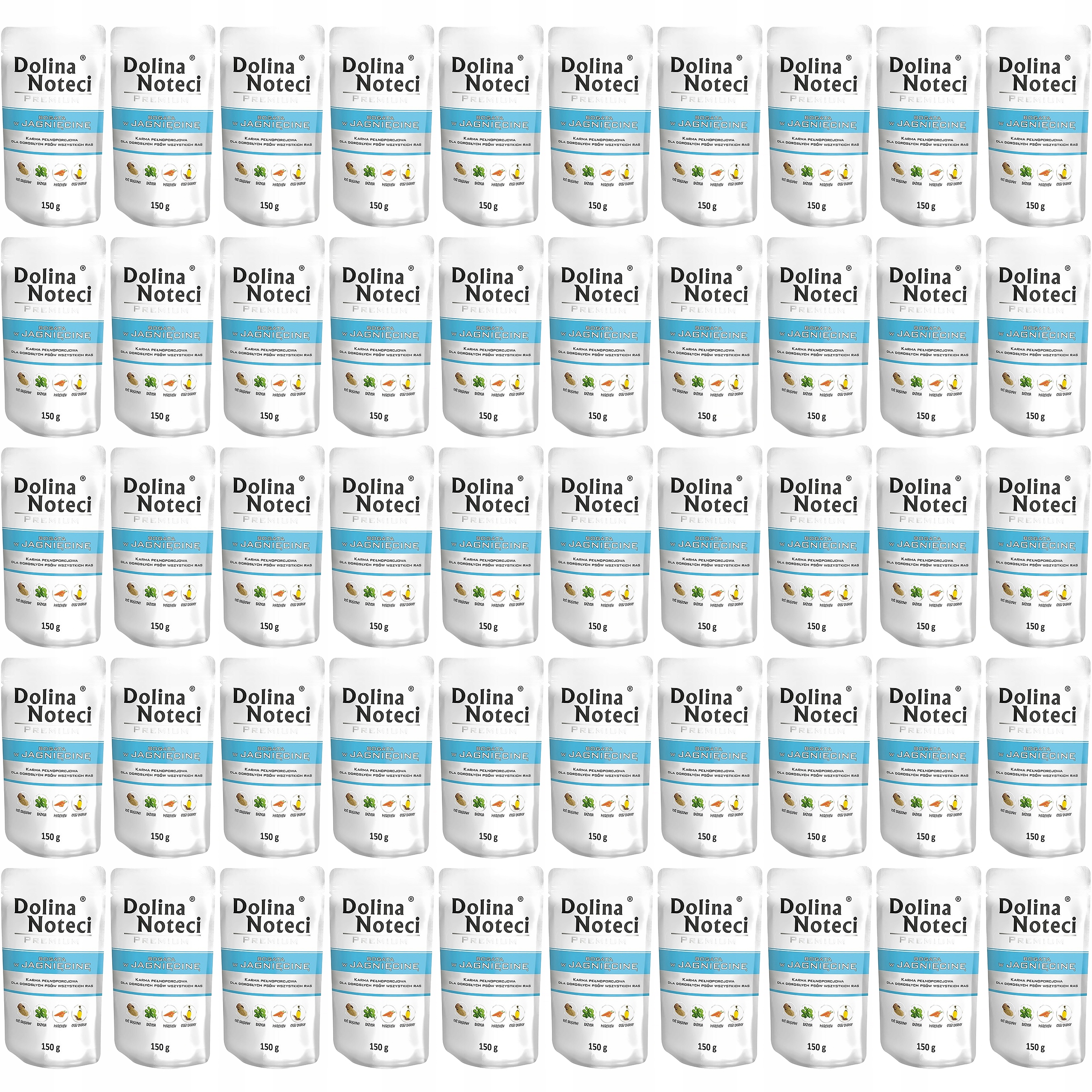 Levně Dolina Noteci Premium Krmivo pro psy Bohatý na jehněčí maso sáček 150 g