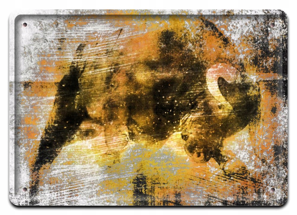 Byk Korrida Plakat Metalowy Obrazek #13911