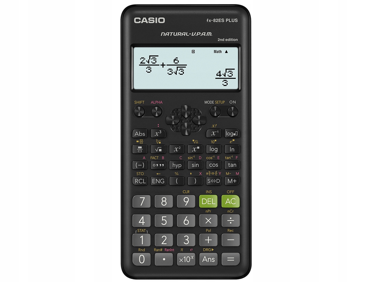 

Kalkulator Naukowy Casio FX-82ES Nowa Edycja 252F.