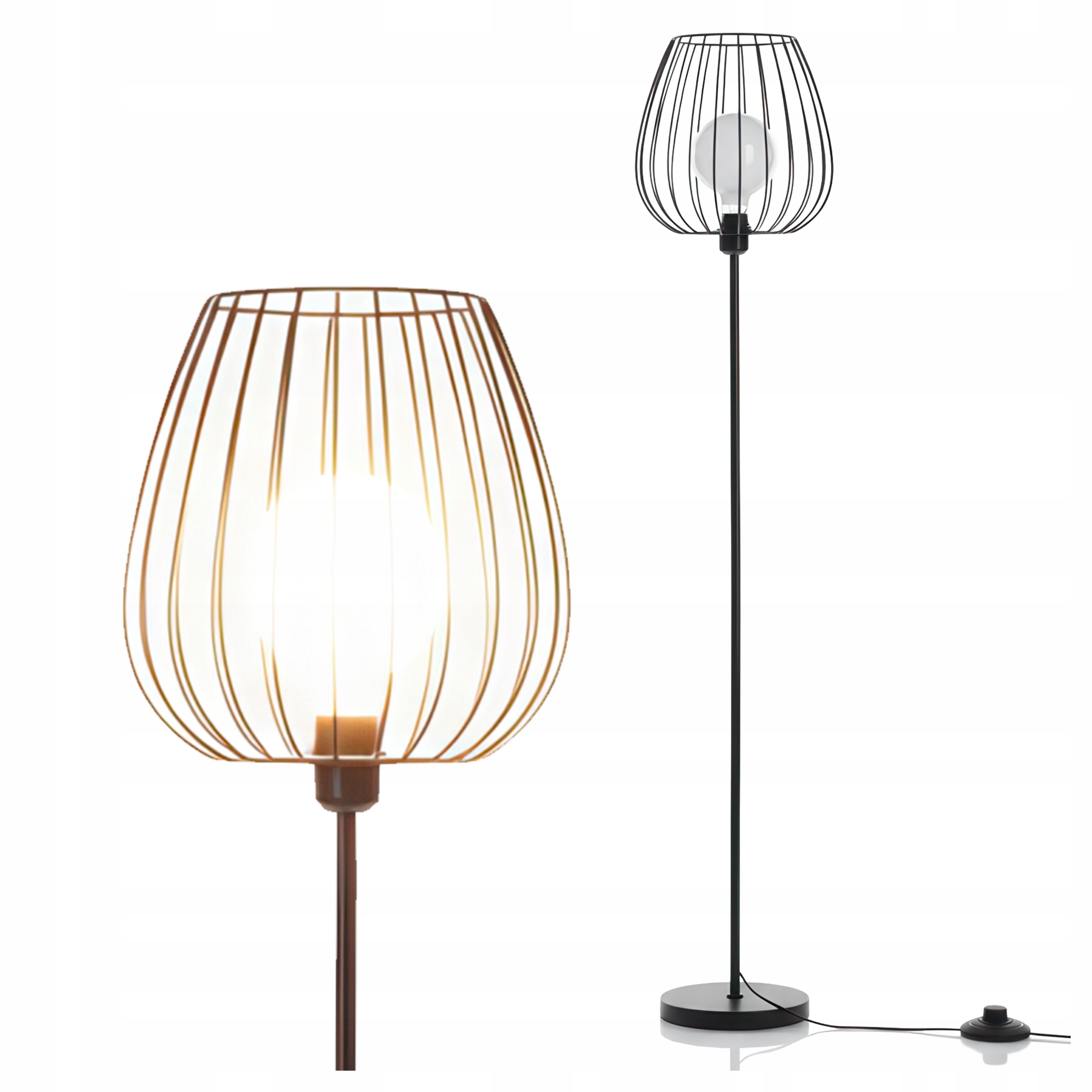 Lampa podłogowa Smartled czarna E27 162,5 cm