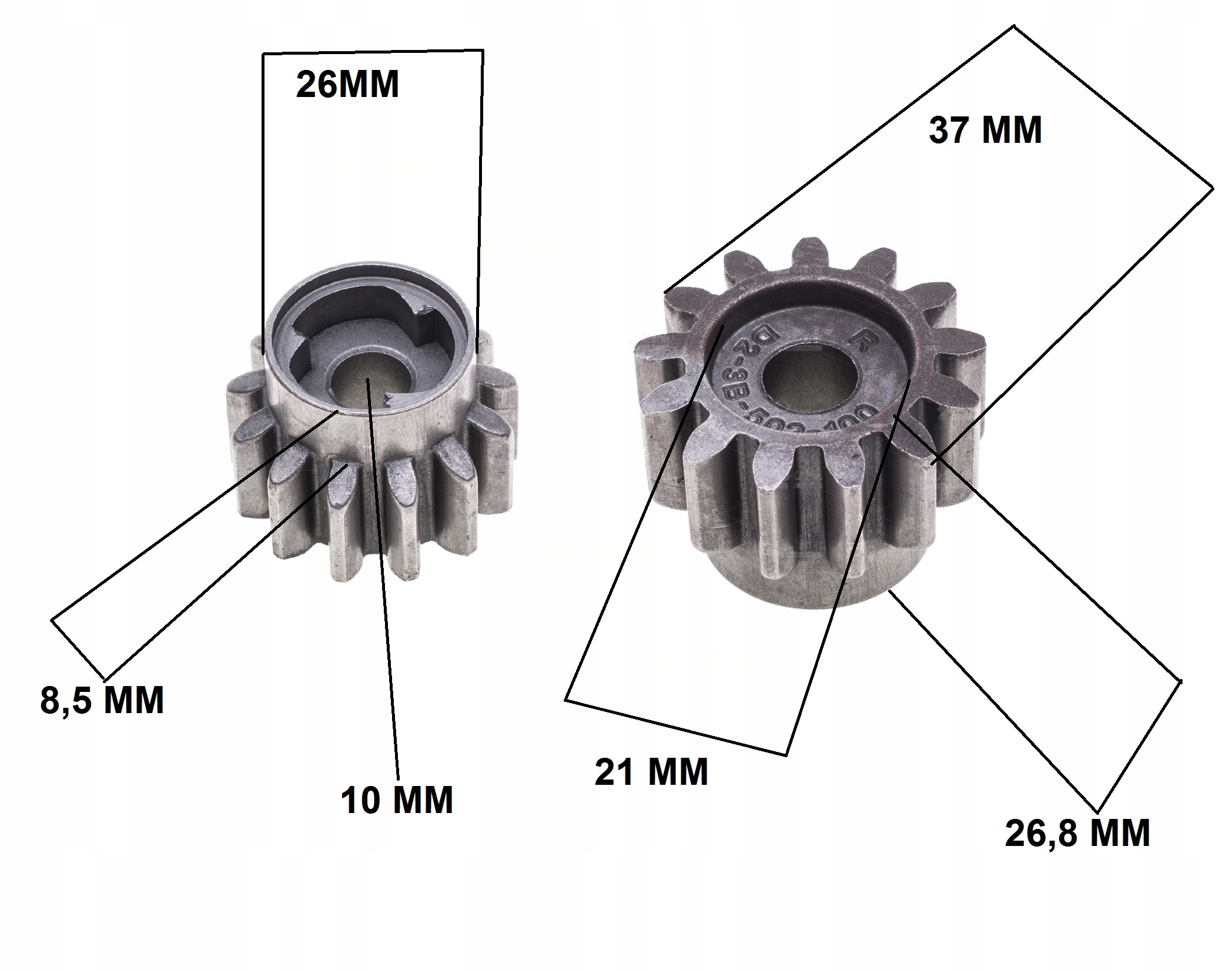 ZĘBATKA S.TYP PRAWA KOŁA CEDRUS KCL18SP KCL20SP NAC S W X 510 VH VHY VHYB Marka Cedrus