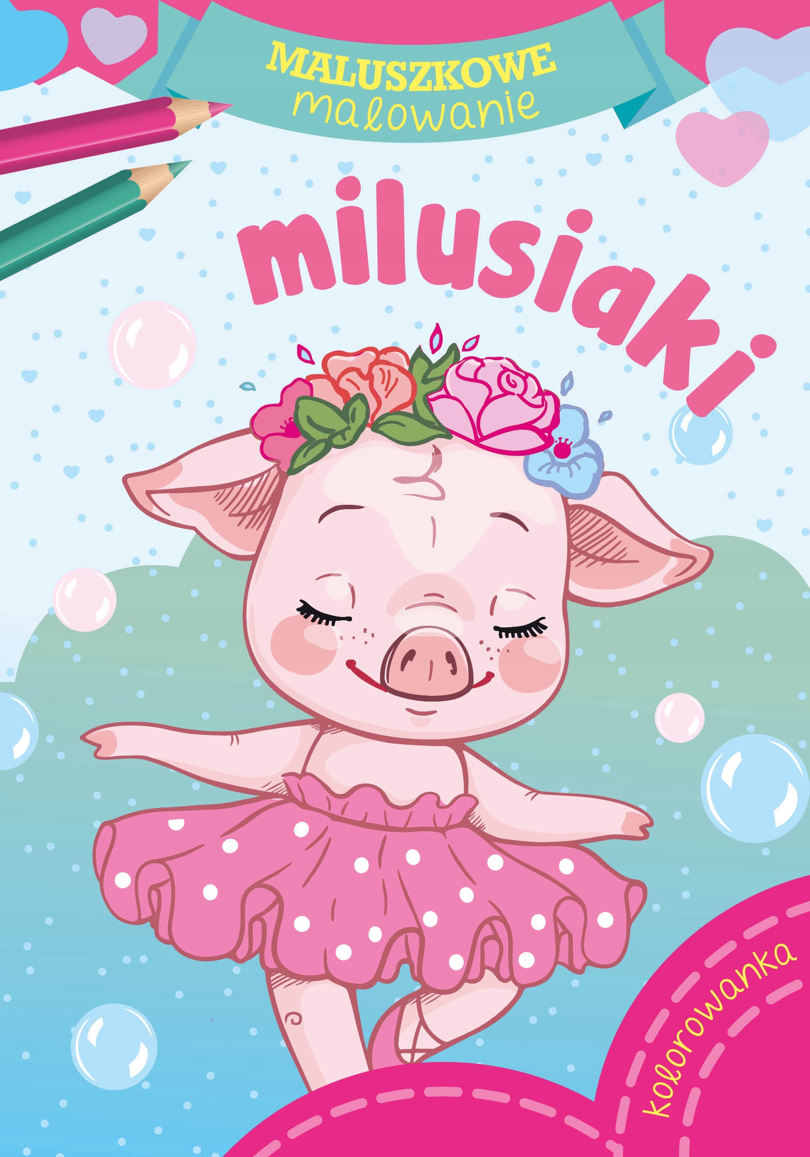 

Maluszkowe malowanie Milusiaki Kolorowanka Malowan