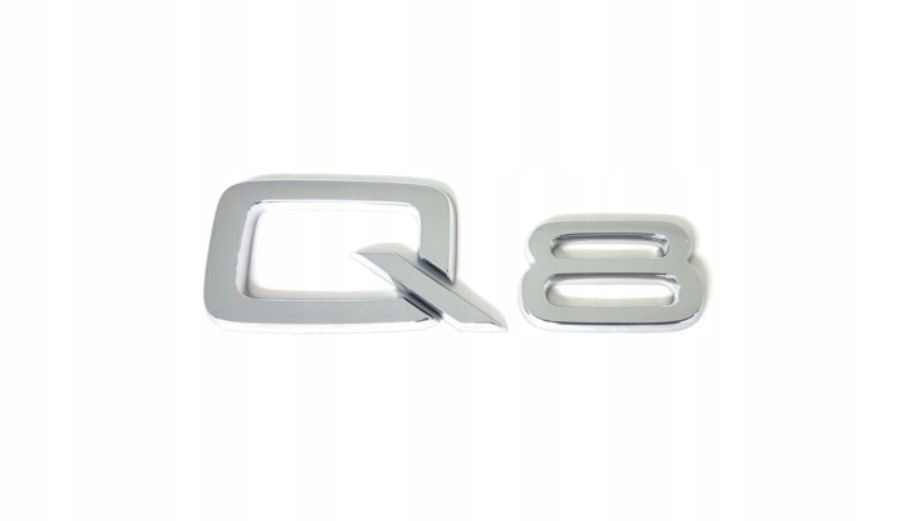 ЕМБЛЕМА ЗНАЧОК ЛОГОТИП ЗАД. AUDI Q8 ЧОРНИЙ