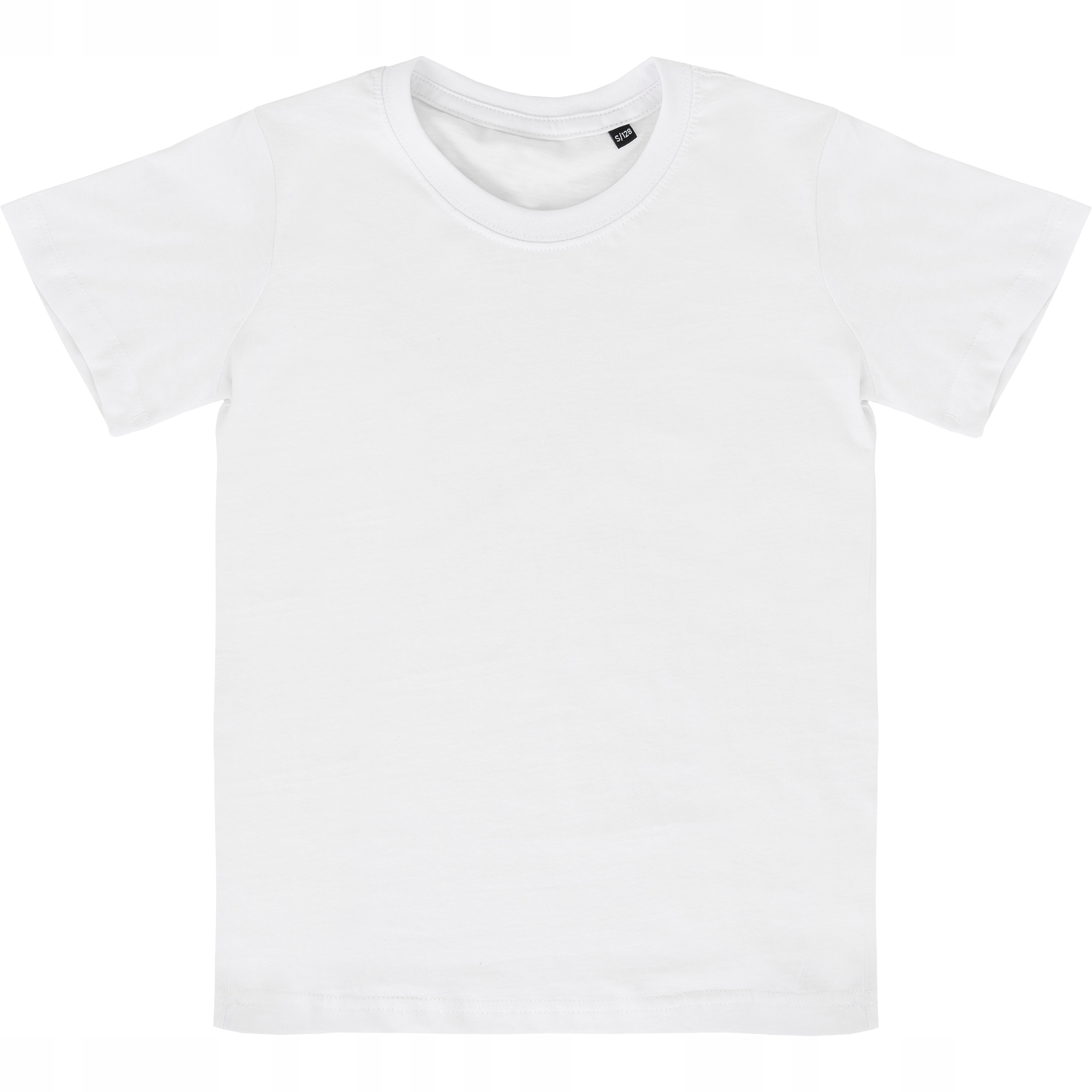 BAWEŁNIANA KOSZULKA DZIECIĘCA BIAŁA WF SZKOLNA 164 Rozmiar 164