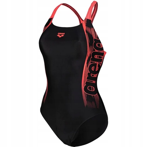 Strój kąpielowy kostium Arena Graphic czarny 44