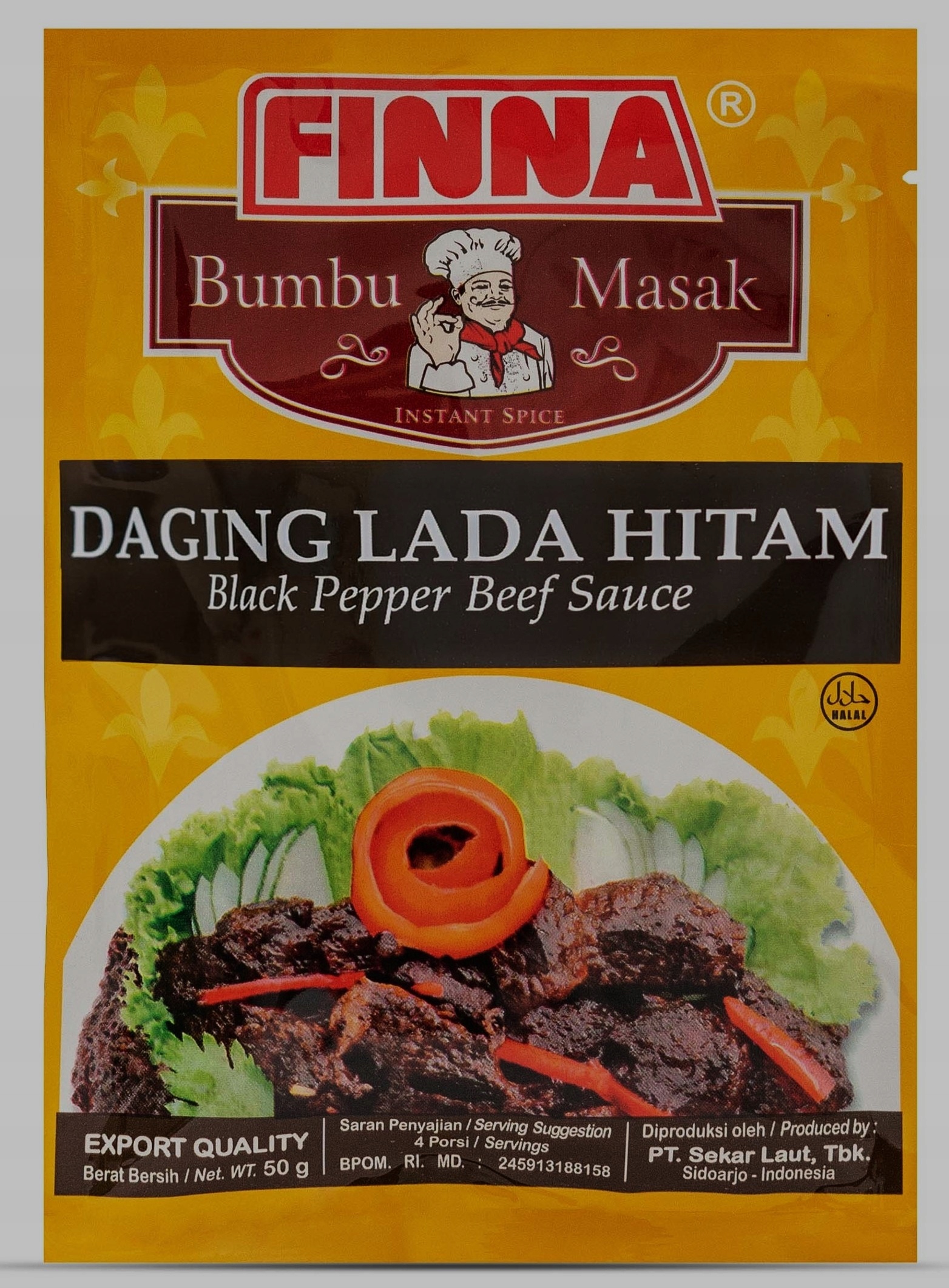 

Finna Bumbu Masak Daging Lada Spice 50G