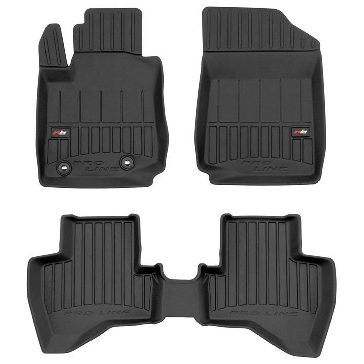 Koberce Gumové Stěrače Citroen C1 2 od 2014- Korytka 3D