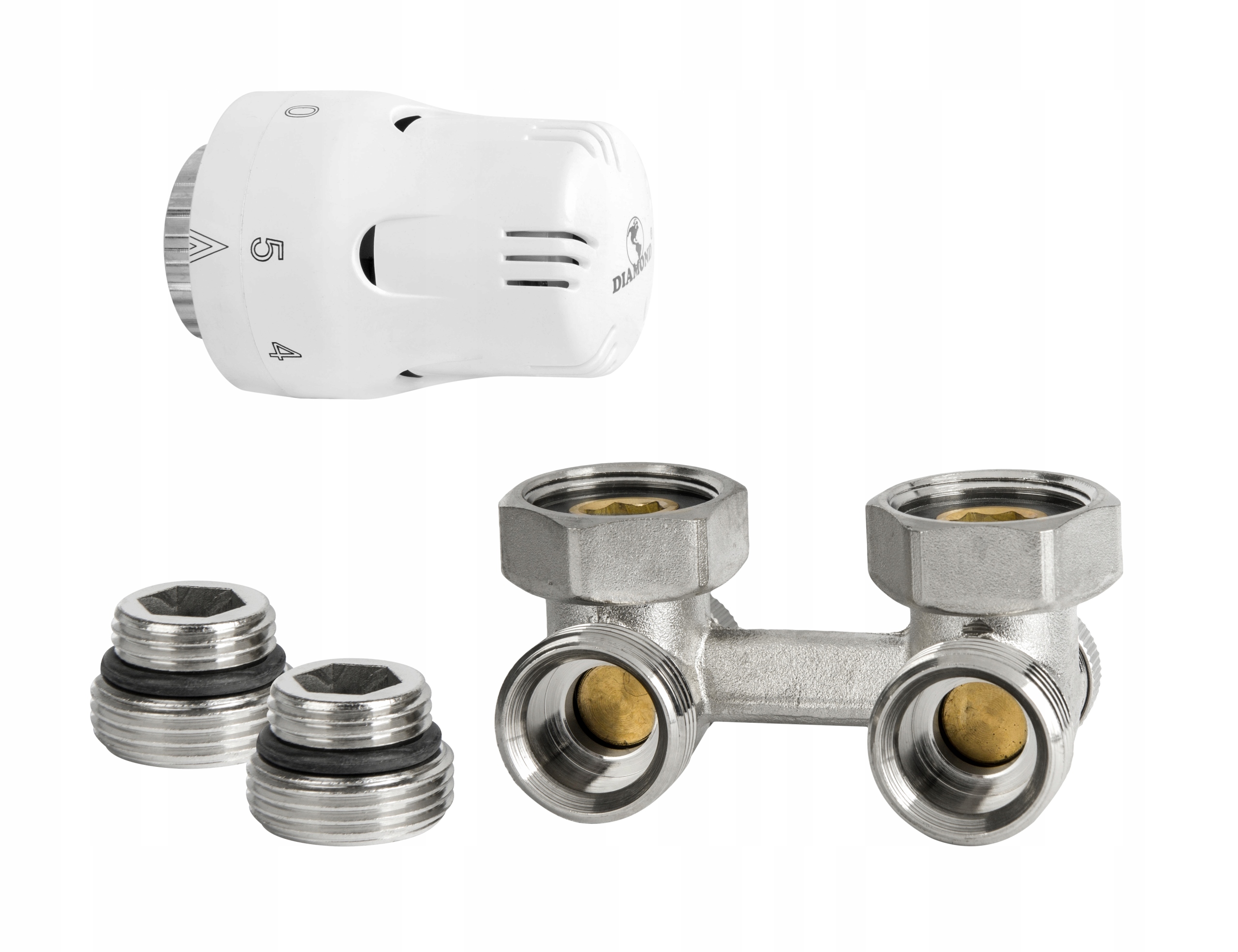 

ART.410 Zestaw Termostatyczny Do Grzejnika Kątowy