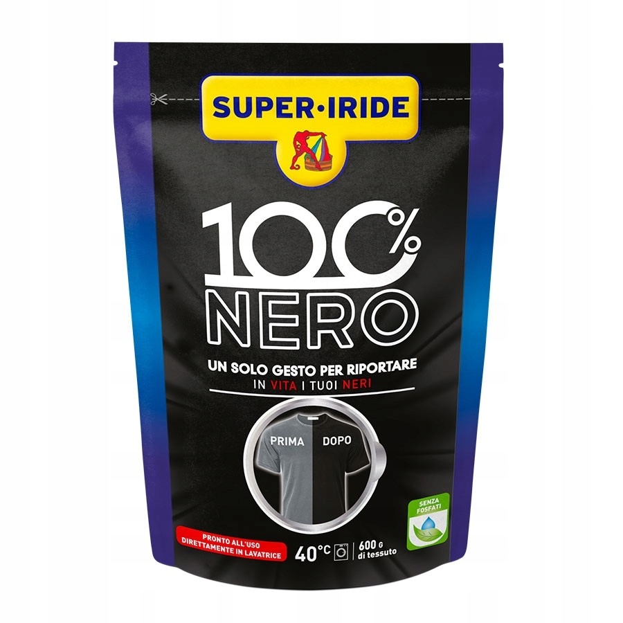 

Farba do czarnych tkanin Iride100% Nero 400g