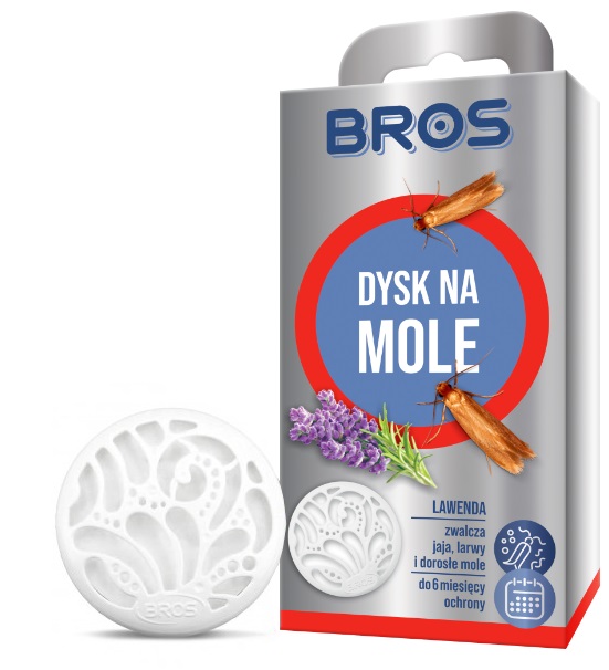 

Bros dysk do szafy na mole odzieżowe lawenda