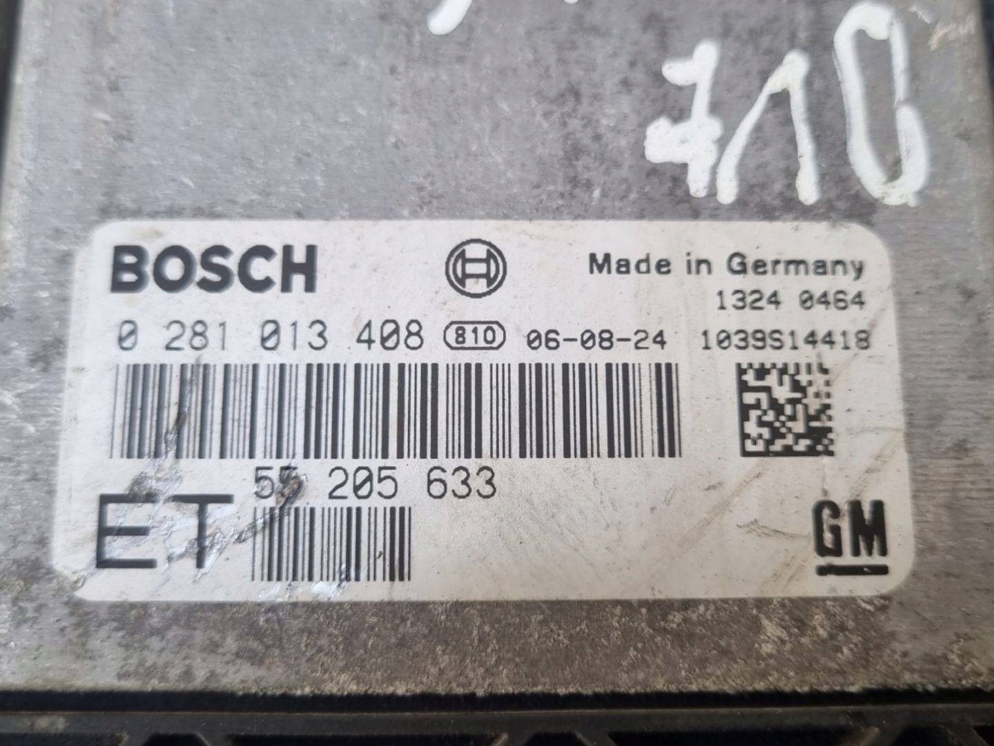 control unit of the engine Opel Vectra C facelift 2006 55205633