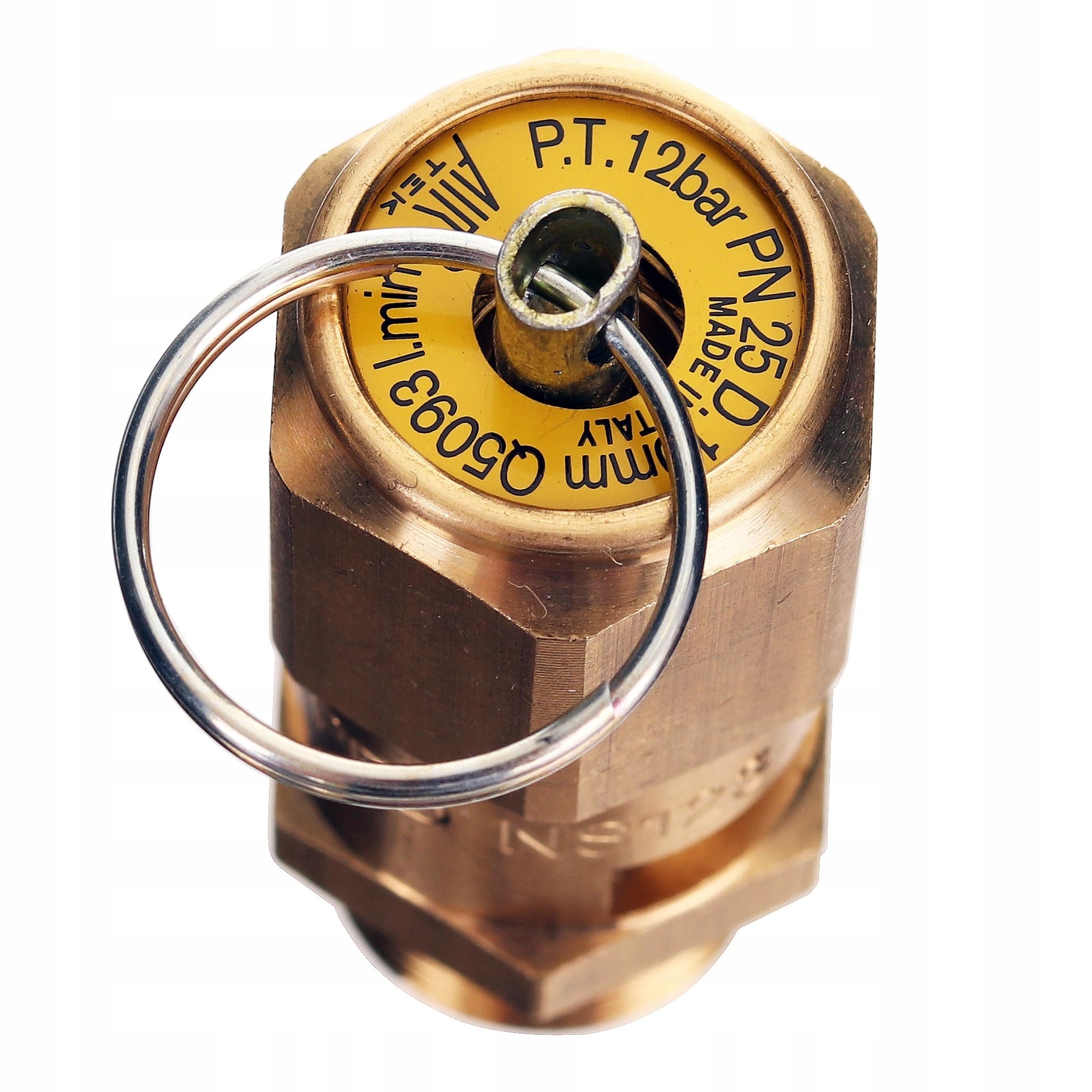 Zawór bezpieczeństwa kompresora 3/8 12bar UDT Kod producenta Zawór VS3/812BAR