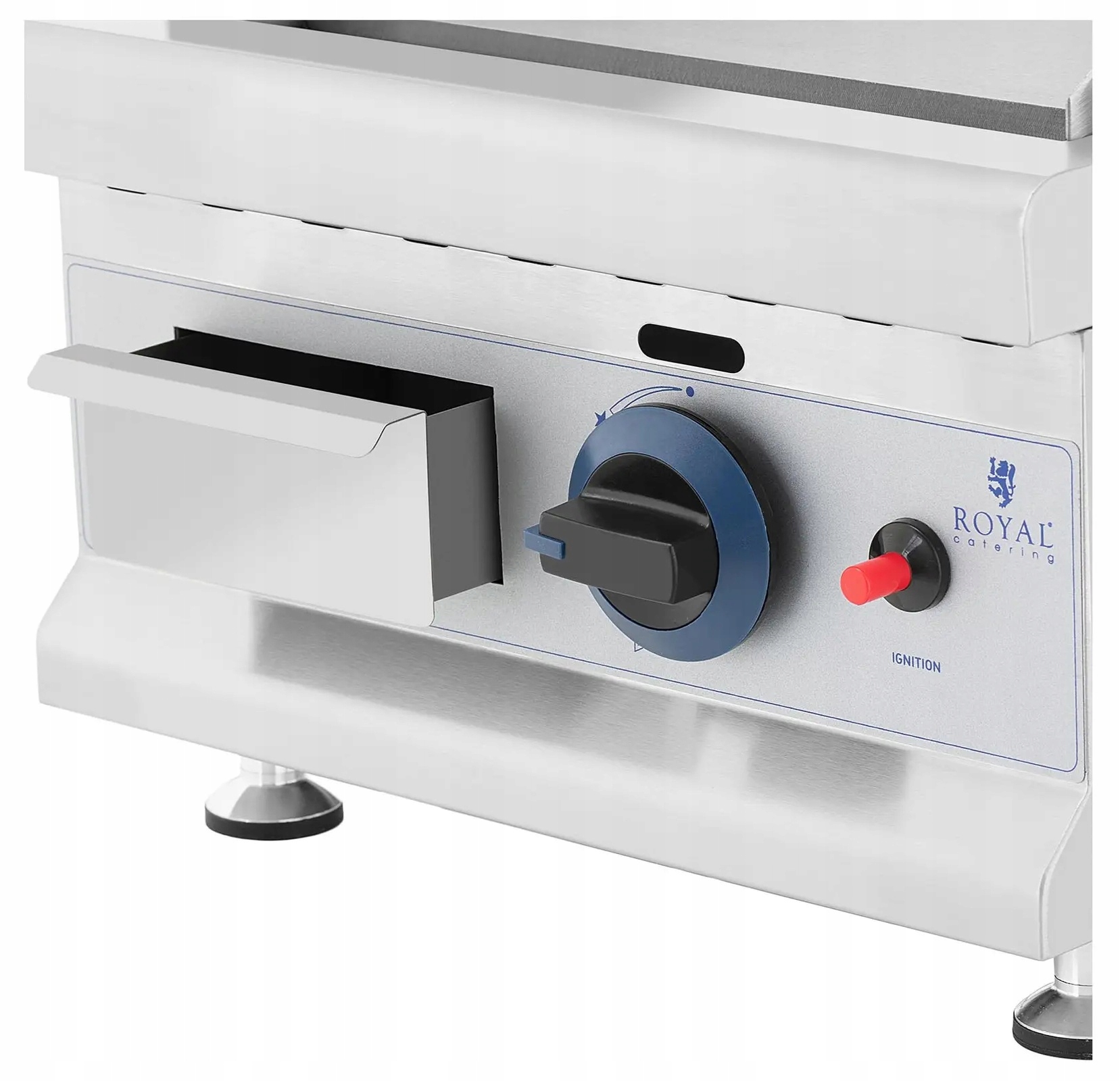 Grill gazowy 35x40cm gładki 3000W ROYAL CATERING RC-GG35050 10011692