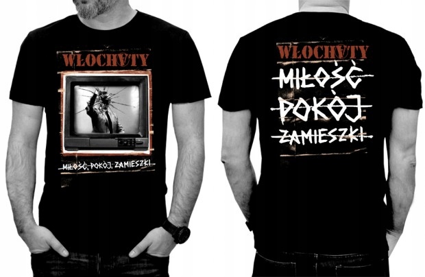 KOSZULKA WŁOCHATY MIŁOŚĆ POKÓJ ZAMIESZKI 3XL