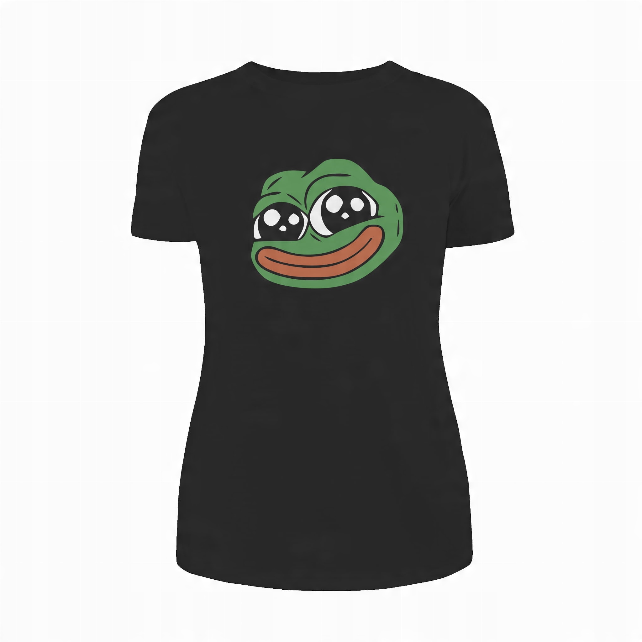 

Pepe uśmiechnięta smutna żaba koszulka damska