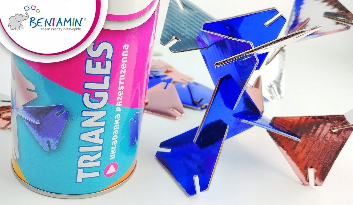 

Beniamin Gra Triangles układanka przestrzenna 5+