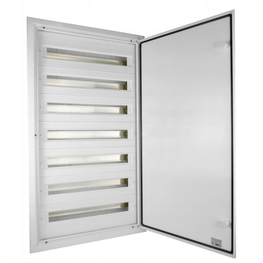 Rozdzielnica podtynkowa 7x24 DARP-168 drzwi białe aluminium IP54 IK07 9.724