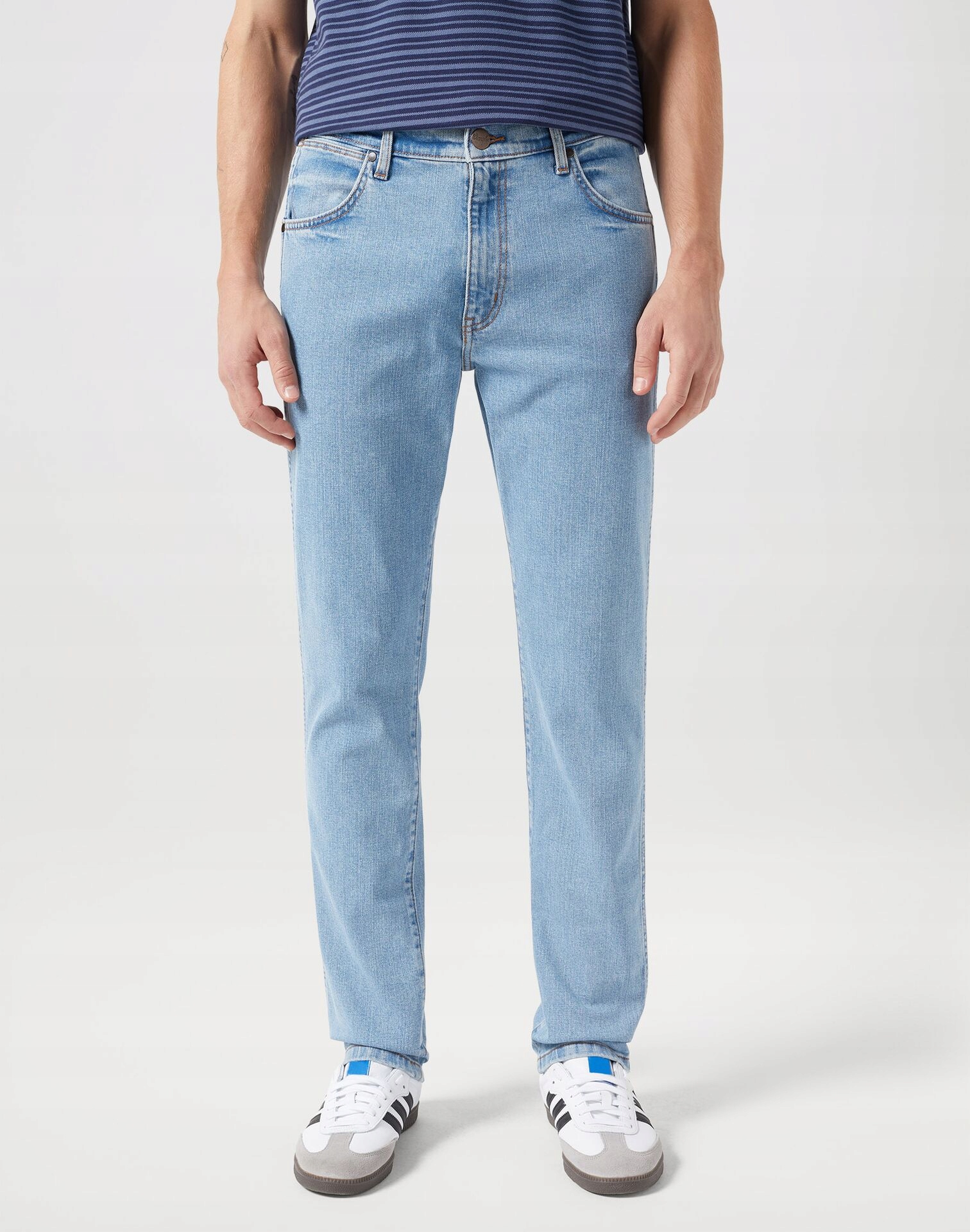 Pánské kalhoty Wrangler Larston Good Vibes 112350666 W30 L32