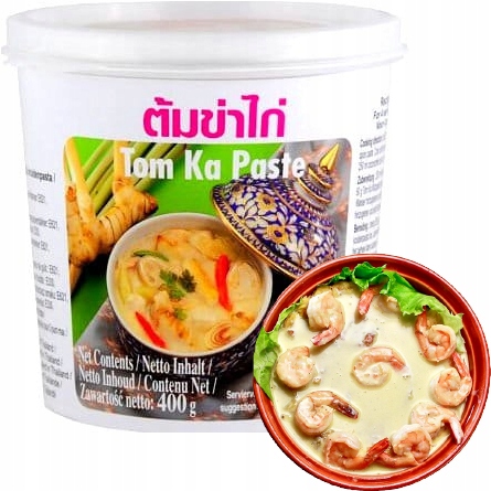 

Pasta Tom Ka Kha Tajska Zupa Kokosowa Lobo 400g