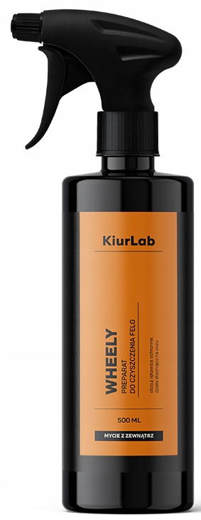 KIURLAB _ WHEELY 0,5L _ NIESAMOWITY PŁYN DO MYCIA FELG - PERFEKCYJNA JAKOŚĆ