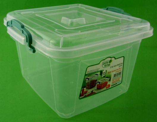 POJEMNIK PLASTIKOWY Z POKRYWKĄ 6 LITRÓW PUDEŁKO Kod producenta E-624