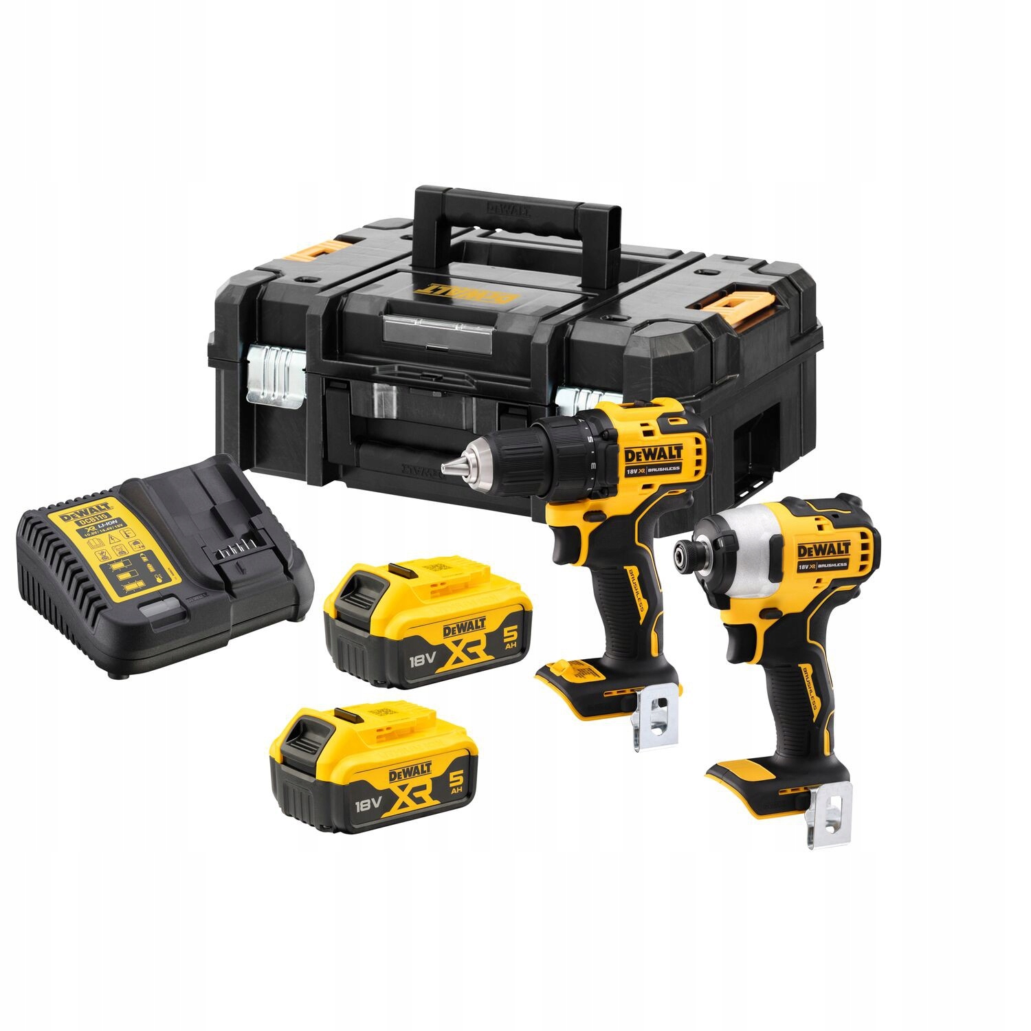 Zestaw 18V Wkrętarka Zakrętarka DeWalt DCK2061P2T